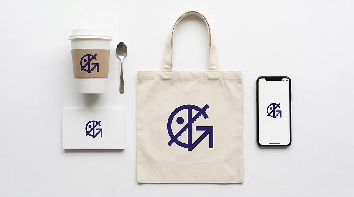 Best logo maker app comparison 2026 — brand identity mockup on desk
