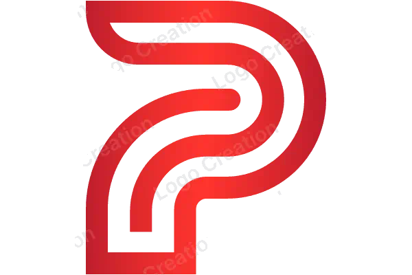Modern Abstract Curve Icon for Personal Branding